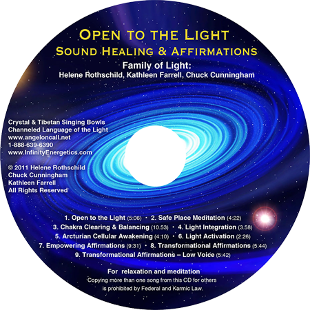 Open to the Light Sound Healing  & Affirmations CD & MP3